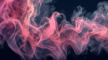 Pink Acrylic Ink. Color Explosion. Paint Texture, smoke