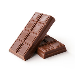 Obraz premium Piece of tasty chocolate bar, AI Generative.