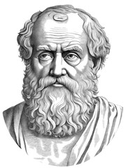 Plato, portrait generative AI	