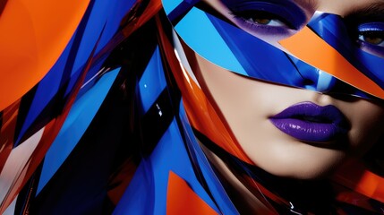 modern abstract fashion background illustration artistic unique, vibrant colorful, texture contemporary modern abstract fashion background