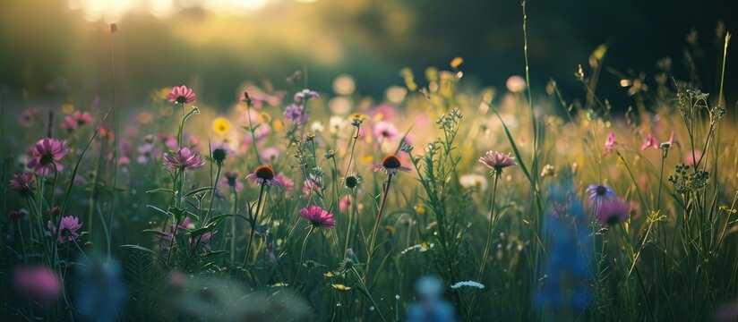 A wildflower is a flower that grows without human intervention.