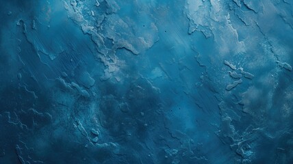 Abstract blue textured surface with rough and smooth areas