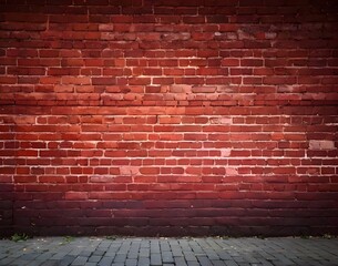 Empty room featuring a spacious window, with wooden flooring and a contemporary brick wall design. Texture. Background.