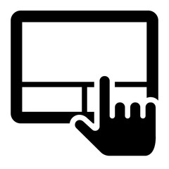 Touchpad gesture icon