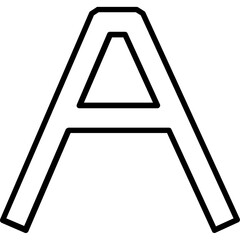 Capital A Icon