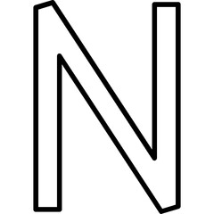 Capital N Icon