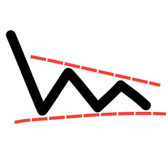 chart pattern icon