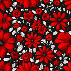 seamless floral background