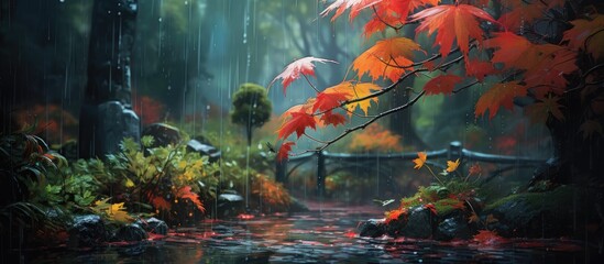 Autumn rain for planting