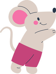 Mouse With Shorts