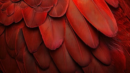red feather pigeon macro photo. texture or background - obrazy, fototapety, plakaty