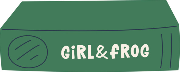 Girl And Frog Book