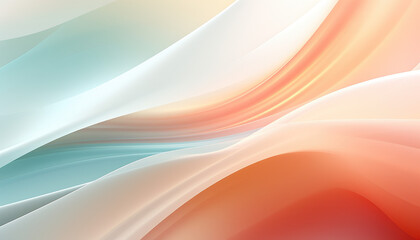 Futuristic abstract light coloured wavy forms background