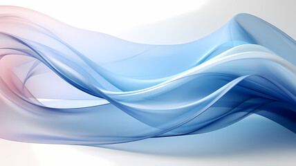 Naklejka premium white and blue abstract digital art background