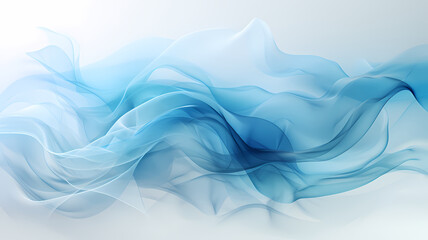 white and blue abstract digital art background with smoke effects