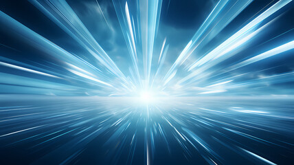 modern white and blue abstract digital art background with light flare effects