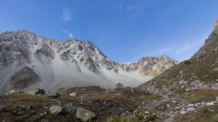 Fototapeta premium Mountain peaks of d'Arolla Switzerland