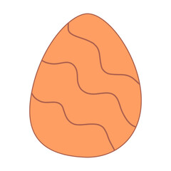 easter egg pattern hunting spring icon element
