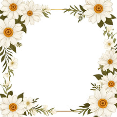 Obraz premium frame of flowers