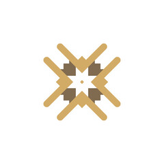 snowflake isolated on white background