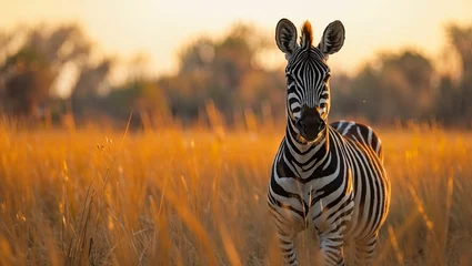Foto op Aluminium zebra in the wild © akarawit