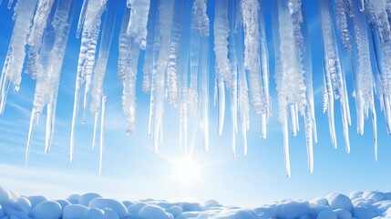 frost icicle ice background illustration chilly crystal, cold shimmering, glistening glacial frost icicle ice background