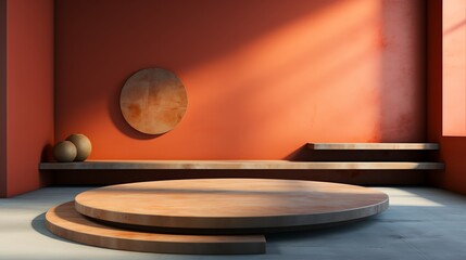 Obraz premium Empty podium for product presentation