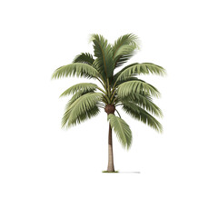 Palm tree, plant, cartoon, png