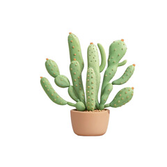 cactus in a pot, cactus, plant, cartoon, png