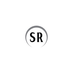 SR, RS, S, R abstract letters logo monogram. SR Letter Initial Logo Design Template Vector Illustration