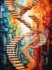 DNA Strands Wall Prints: Embrace the Building Blocks of Life - obrazy, fototapety, plakaty