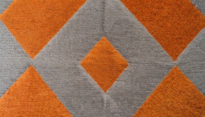 Orange grey carpet texture top wiev