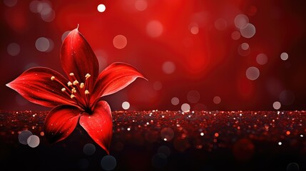 glitter sparkle red background illustration shimmer vibrant, festive holiday, shiny glamorous glitter sparkle red background