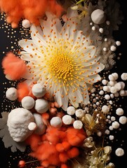 Unseen Beauty: Pollen Grains Wall Art - Discover Nature's Delicate Masterpieces
