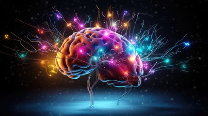 Neuronal learning, 3d neurons forge new connections, strengthening the brain's cognitive abilities, Neurons in the brain act as messengers, brain's neurons fire in synchrony, deep concentration focus