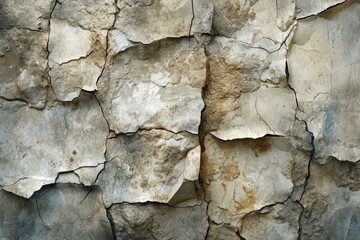 Brown Stone: Abstract Retro Background of Textured Wall Surface