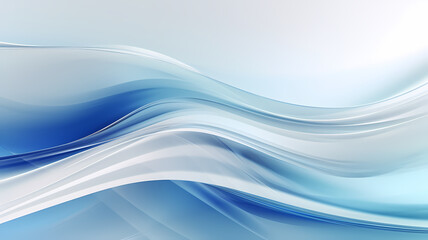 Naklejka premium Modern technology oriented abstract background with white and blue colors, blue is the dominant color
