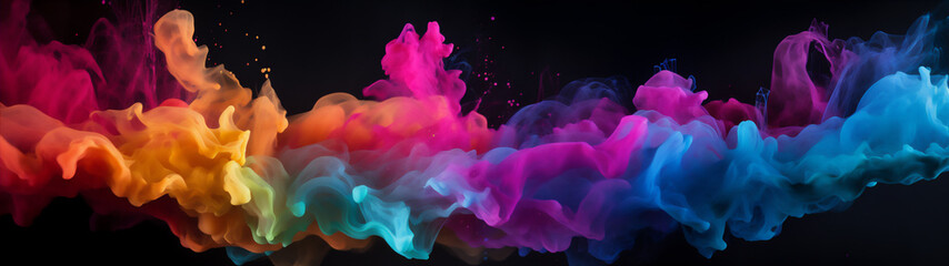 Fototapeta premium abstract colorful splash background 