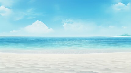 ocean wall summer background illustration waves tropical, vacation paradise, relaxation hot ocean wall summer background