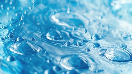 Close-up of water surface with floating bubbles