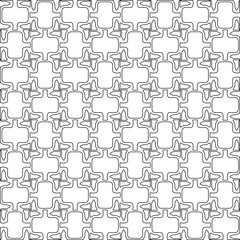 Abstract shapes.Patterns from lines.White wallpaper. Vector graphics for design, textile, decoration, cover, wallpaper, web background, wrapping paper, fabric, packaging. Repeating pattern.