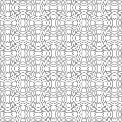 Fototapeta premium Abstract shapes.Patterns from lines.White wallpaper. Vector graphics for design, textile, decoration, cover, wallpaper, web background, wrapping paper, fabric, packaging. Repeating pattern.