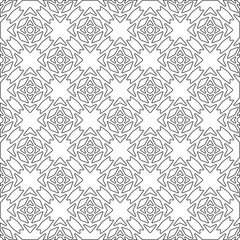 Abstract shapes.Patterns from lines.White wallpaper. Vector graphics for design, textile, decoration, cover, wallpaper, web background, wrapping paper, fabric, packaging. Repeating pattern.