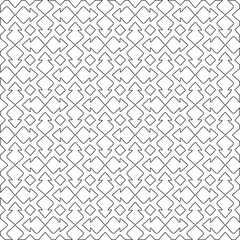 Fototapeta premium Abstract shapes.Patterns from lines.White wallpaper. Vector graphics for design, textile, decoration, cover, wallpaper, web background, wrapping paper, fabric, packaging. Repeating pattern.