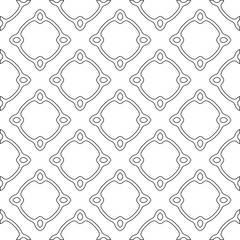 Abstract shapes.Patterns from lines.White wallpaper. Vector graphics for design, textile, decoration, cover, wallpaper, web background, wrapping paper, fabric, packaging. Repeating pattern.