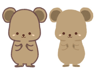 ナキウサギのイラスト