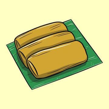 Risoles - Traditional Indonesian food. Format Vector.