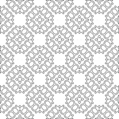 Abstract shapes.Patterns from lines.White wallpaper. Vector graphics for design, textile, decoration, cover, wallpaper, web background, wrapping paper, fabric, packaging. Repeating pattern.
