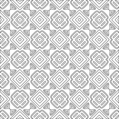 Abstract shapes.Patterns from lines.White wallpaper. Vector graphics for design, textile, decoration, cover, wallpaper, web background, wrapping paper, fabric, packaging. Repeating pattern.