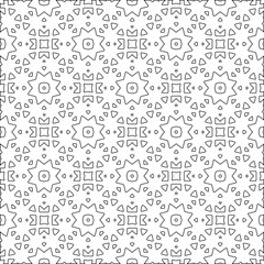 Fototapeta na wymiar Abstract shapes.Patterns from lines.White wallpaper. Vector graphics for design, textile, decoration, cover, wallpaper, web background, wrapping paper, fabric, packaging. Repeating pattern.